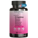 VINATURA Lactobacillus Rhamnosus, Reuteri, Gasseri, Plantarum, Crispatus, Acidophilus Probiotiká - Probiotiká pre ženy *USA Made & Tested* Ženy Vaginálne zdravie, Gut a trávivé zdravie - 30 kapsúl