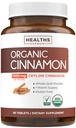 USDA Organic Ceylon škoricové pilulky - High Potency Ceylon škorica doplnok s 1000mg per Serving for Full Body Antioxidant Support - Vegan Non-GMO cGMP Made & Lab Overené (1 mesiac dodávky)