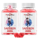 Šafran Gummy pre dospelých Deti - Organické Saffron extrakt doplnok pre mužov Ženy Cukor Bez vyváženia nálady Podpora Lepší metabolizmus spánku s vitamínmi Non GMO Jahodové Ochutené 60 dní