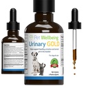 Pet Wellbeing močové zlato pre mačky - Vet-formulované Multi-Herb močové tract Podpora - Feline močový mechúr zdravie a močový systém Wellness - Holistic Cat Supplement - Tekuté Formula 2 oz (59ml)