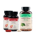 NatureWise (Pack of 2) CoQ10 200mg + Black Pepper, High Absorption - 30 Softgels[30-Day Supply] + [1] 5-HTP 200mg + Vitamin B6 - Non-GMO, Vegan - 60 Capsules[60-Day Supply]