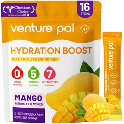 Venture Pal Cukor Bezplatne Electrolyte Powder Pakets - Liquid Daily IV Hydration Pakets 