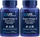 Life Extension Super Omega-3 EPA/DHA Fish Oil, season Lignans & Olive Extract 
