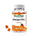 Greenfield Nutrition Halal Omega 3 Žuvacie Gummy s DHA pre dospelých - 60 Gummy Halal Vitamíny, podporuje mozog, srdce a imunitný systém - Vegan, Non-GMO Gluten-Free Želatína-Free Halal Vitamín