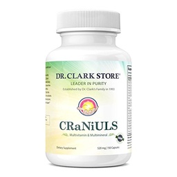 Dr. Clark Store CRaNIULS (viac vitamínov a minerálov), 520 mg 150 želatínové kapsuly