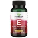 Swanson Vitamín E a selén 90 Sgels