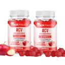 Apple Cider Vinegar Gummies with Vitamins - Delicious Apple Flavor for Women's Health, Metabolism Support & Digestive Wellness, 1000mg ACV with B12, B6, Folic Acid, 120 Vegan Gummies