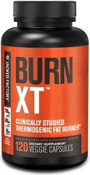 Jacked Factory Burn-XT klinicky študoval spaľovač tukov a chudnutie doplnok - chuť k jedlu Potlačidlo & Energy Booster - s Acetyl L-karnitín, zelený čaj extrakt a viac - 120 Natural Diet Pills