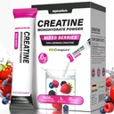 Creatine Monohydrate Stick Packs – 5g Micronized German Creapure® Creatine Powder, Sugar Free, Lean Muscle & Recovery, NSF Certified for Sport, Travel Size, 3 Flavors (30 Sticks)