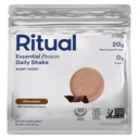 Rituálny vegánsky proteín prášok - 20g Pea Protein s BCAA Kompletný profil aminokyselín - Podpora Lean svalovina* - Rastlinné na báze proteínu - testované pre ťažké kovy - bez cukru** - non-GMO - Čokoláda - 1 Lbs