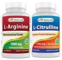Najlepšie prírodné L-arginín 1000 mg & L-citrulín 1500 mg