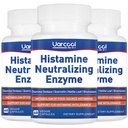 DAO Enzyme Supplement Histamín Diamín Oxidáza Supplement for Hladké trávenie - Made in USA - 60 Softgels (3 fľaše)