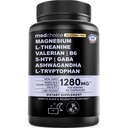 12-in-1 spánková podpora Kapsule - Melatonín-bez a non-Habit tvorí spánkový doplnok s vyváženou zmesou horčíka, Ashwagandha, L-Tryptofán, Valerián koreň, GABA a 5-HTP (90 kapsúl)