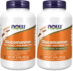 TERAZ Potraviny Doplnky,Glucomannan (Amorfophallus konjac) Čistý prášok,Podpory Pravidelnosť*,Healthy Weight Management*,8 Ounce,(Stock of 2)
