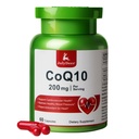 JúlDeer CoQ10 200 mg s vitamínom E 20mg, vysoká absorpcia Antioxidant Koenzým Q10 Podpora pre srdce, energia, Celkové zdravotné doplnky 60 kapsúl