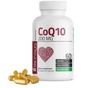 Bronson CoQ10 200 MG High Potency Cellular Energy Production, 60 Vegetariánske kapsuly