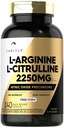 Carlyle L-Arginín L-Citrulín Supplement 