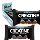 Jimmybar! Kreatín Proteín Bar - 5g Kreatín monohydrát + 20g Proteín - vysoký proteín Snack - podporuje rast svalovej hmoty, silu a zotavenie - Real Food Energy Bar pre atléti 