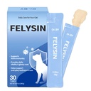 Lekár podľa FELYSIN L-lyzín pre mačky Lickable Imunitná podpora Doplnková Alergická úľava, Kýchanie, Runny Nos, studené, Vodnaté oči Respiračné zdravie s Beta-Glucan & Taurine 30 Individuálne balené