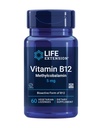 predĺženie života vitamín B12 metylkobalamín, Nervové zdravotné doplnky, kognitívna podpora, energetické vitamíny, metylkobalamín B12, 5 mg, rýchle rozpúšťanie, bezlepok, non-GMO, vegetarián, 60 losenges