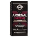 PMD Sports Arsenal X Inferno Superior Fast-Acting Liquid Gel Thermogenic Dietary Supplement - Fat Burner a údržba svalov - Zvýšenie metabolizmu a energie Booster - 120 Tekuté gély