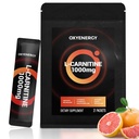 OxyEnergy Liquid L-karnitín Supplement 1000mg - Jemné na každodenné použitie, Zero kalórií, bez cukru, Stim-free spaľovanie tukov a vytrvalosť Booster, 21 On-the-Go Individuálne tekuté tyčinky