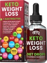 Keto chudnutie Drops, prírodný chuť k jedlu potláča, spaľovač tukov pre ženy a mužov s jablkovým ciderom, extrakt z zelenej kávy, škorica, Cayenne korenie metabolizmus Booster