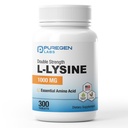 Puregen Labs L- Lysine Extra Strength 1000 MG per Tableta - 300 Servings 