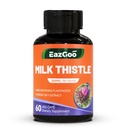 Mlieko Thitle Supplement, 60 Kapsule, Pečeň podpora Supplement, Vegan, Non-GMO