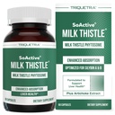 SoActive® Milk Thitle: 10X Efektívnejšie mlieko Thitle Phytosome, optimalizované pre Essential Bioactive Silybin A & B Plus Bilear® Artichoke Extract & Bile Enhancer - Pečeň Support 60 Servings