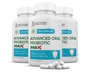 Justified Laboratories (3 balenia) Najlepší dych Max 40 mld. CFU Probiotické Perorálne podpora 180 Kapsule