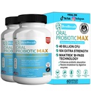 BestBreath Oral Probiotic MAX - 40 miliárd CFU - Podpora pre Zuby, Gumy, ucho, nos, Trpenie a trávenie zdravie - 60 kapsúl (2)