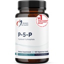 Dizajn pre zdravie P-5-P - 50mg vitamín B6 (P5P pyridoxal-5-fosfát) doplnok - non-GMO, Vegan B-6 (120 kapsúl)