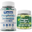 Nextdia Vegan Omega 3 Gummy 1 balenie + Fosfatidylserín Gummy bez cukru 2 balenie