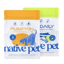 Native Pet tekvica pre psy (120 lopatky) a denné pes doplnok (120 lopatky) - All-Natural, Organic Pumpkin Fiber a 11-in-1 pes multivitamín