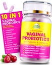Vaginálne probiotiká pre ženy s prebiotikami a brusnicami - Dr. Formulované Feminine pH Balance Daily Supplement, Supports Vaginal Odor Control & Urinary Tract Health, 30 Servings