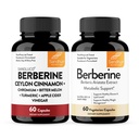Sandhuova krv cukrového komplexu Bundle s Berberine HCL doplnok (60 gróf každý) 