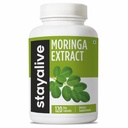 STAY ALIVE Moringa kapsuly 1000 mg, 20:1 extrakt, 120 tabliet, zelené superpotraviny s extra silou, 100% Pure Oleifera Leaf prášok, 2 mesiace dodávky, všetky prírodné, non-GMO a lepidlo zadarmo Moringa doplnok