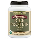 NutriBiotic Certified Organic Plain Ryce Protein, 21 Ounce 