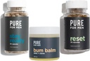 Čistý pre mužov Stay Ready Fiber (120 Počet), Bum Balm & Reset (30 Počet)