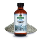 Koloidné striebro Tekutina 10 PPM 50 MCG High Potency Superior Elemental Silver Liquid Salve Immune Suplement, 4 fl. oz 