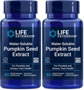 Life Extension Water-Soluble Tekvicové semená extrakt, podporuje prostaty a močových ciest Tract Health, Bladder Health Support, Muži, Ženy, Gluten-free, non-GMO, Vegetarián, 60 Kapsule, (Pack of 2)