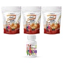 BariatricPal 90-Day Bariatric Vitamin Bundle (Multivitamin ONE 1 per Day! Capsule with 45mg Iron and Calcium Citrate Soft Chews 500mg with Probiotics - French Caramel Vanilla)