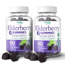 Brusnicové Gummy s vitamínom C a zinkom - Imunitné Booster Brusnicové Gummy pre dospelých a deti - Vegan prírodné zložky obrany Multivitamíny s antioxidant podpora (120 Gummies)