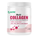 Multi Collagen Peptides Powder - Type I, II, III, V, X with Vitamin C, E & Hyaluronic Acid, Hair, Skin, Nail Support | Unflavored, Non-GMO, Easy Mix - 45 Servings