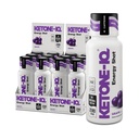 Ketone-IQ Caffeine Performance Energy Shots – Clean Energy for Focus & Endurance, 5g Ketones, 100mg Green Tea Caffeine, B Vitamins, 12 Pack (Grape)