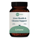 ruved LivTone - starostlivosť o pečeň, podpora pečene Supplement for Women & Men with Amla, Andrographis & Picrorhiza, Pills with Organic Herbs for Natural Detox - 90 Kapsule (1 Počet)
