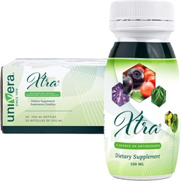 Univera Xtra Minis, Multiminerálne ovocie Complex, 15 Prírodné zložky, Riadenie stresu, Zameranie a jasnosť, Spoločné komfort, Antioxidant ochrana - 3.38 Fl Oz (Pack of 20)