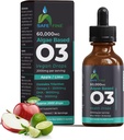Omega 3 Liquid Vegan kvapky - DHA & EPA z Algae Oil - 60 ml Dropper fľaša - 2000 mg na službu - podporuje celkové telo Wellness doplnok pre celú rodinu