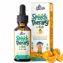 Speech Therapy Drops - Support Supplement for Kids with Communication Delay Language Brain Development Cognitive Function - Zeolite Vitamins B12 D3 C for Daily Wellness - Sugar Free Gluten-free